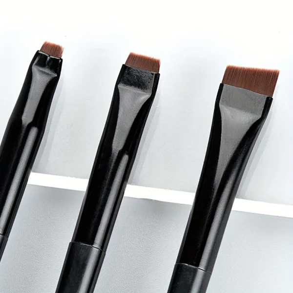 Pinceaux eyeliner et sourcils, lot de 3
