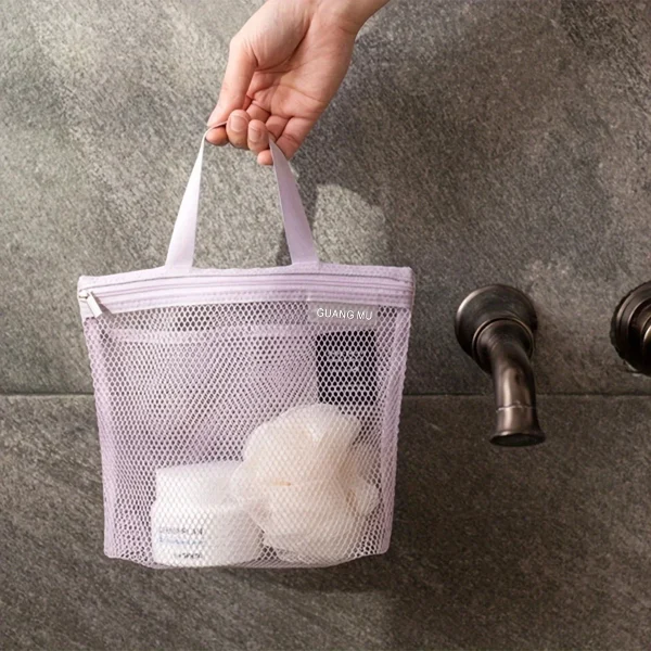 Pochette de douche en filet