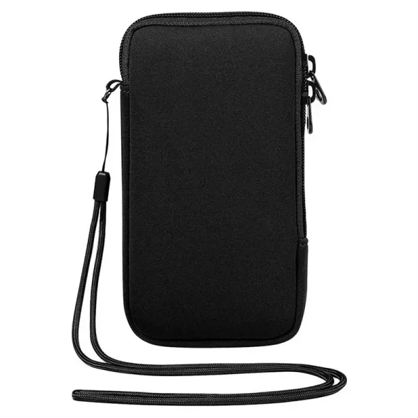 Pochette en néoprène pour téléphone à cordon : détail