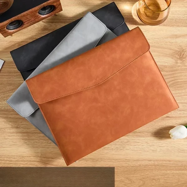 Pochette porte-documents A4 en cuir synthétique