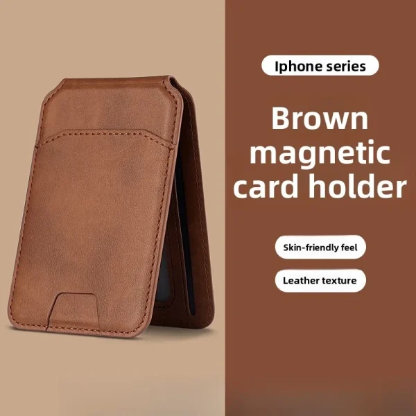 Porte-cartes magnétique pour téléphone avec béquille
