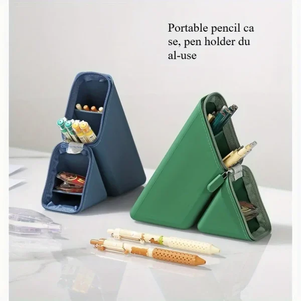 Porte-stylos pliable en silicone
