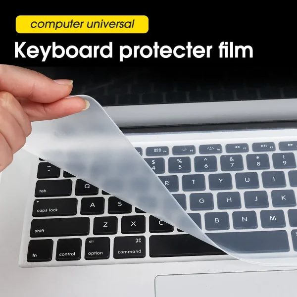 Protège-clavier universel en silicone : détail