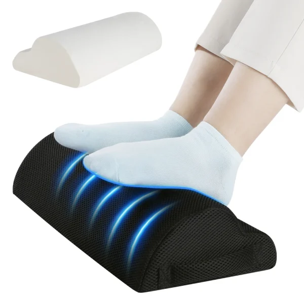 Repose-pieds en mousse à mémoire de forme