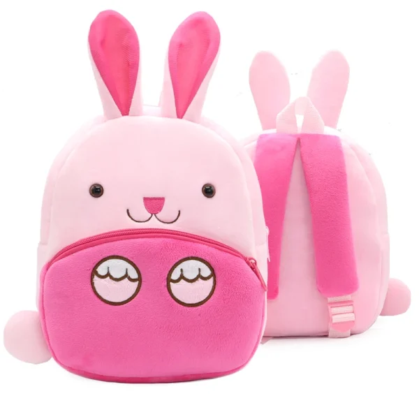 Sac à dos peluche animal pour la maternelle : détail
