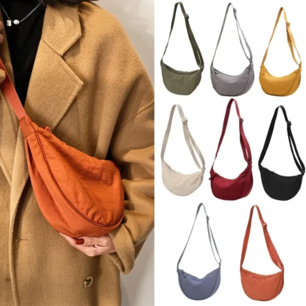 Sac banane demi-lune en nylon