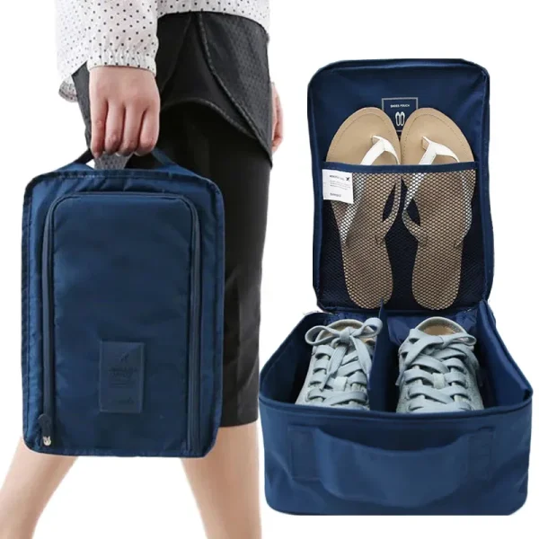 Sac à chaussures de voyage à 2 compartiments
