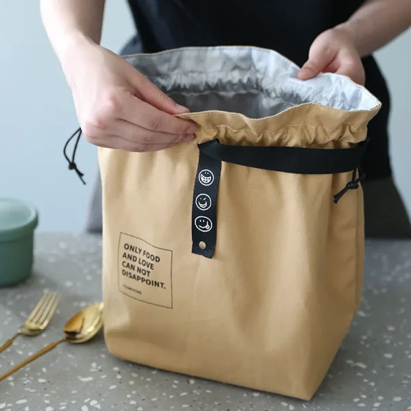 Sac déjeuner isotherme à cordon