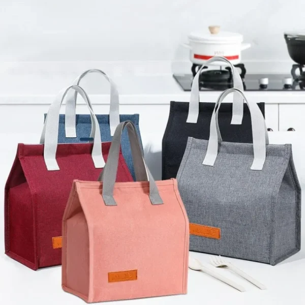 Sac déjeuner isotherme à poignées : détail