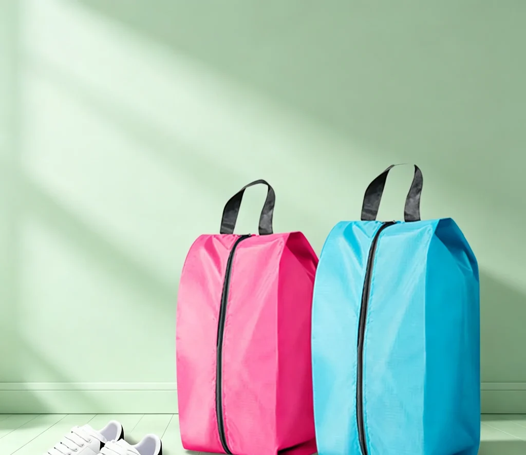 Sacs à chaussures à cordon, lot de 3 : détail