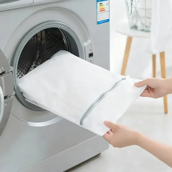 Sacs à linge en filet, lot de 3 ou 4 : détail