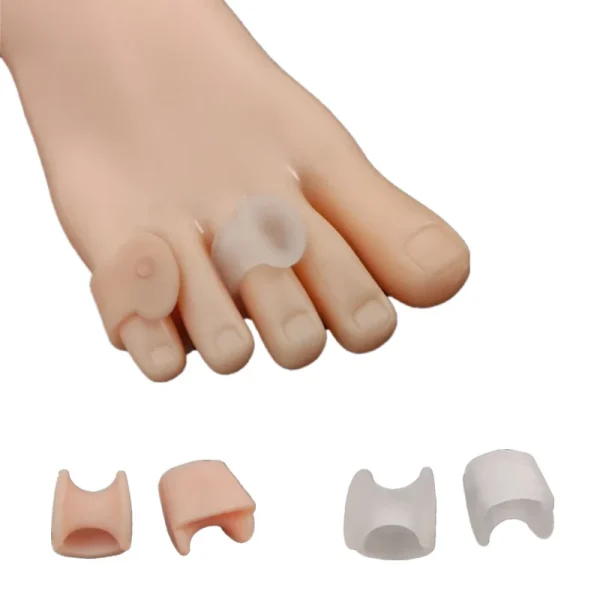 Séparateurs d'orteils en silicone, lot de 2 : détail