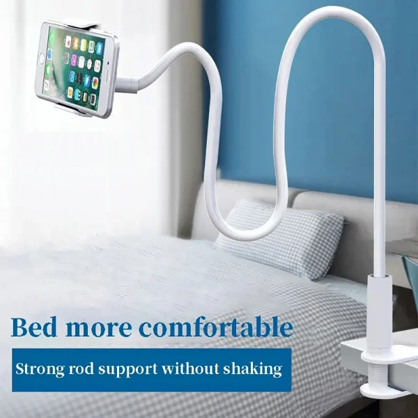 Support de téléphone à bras flexible et pince