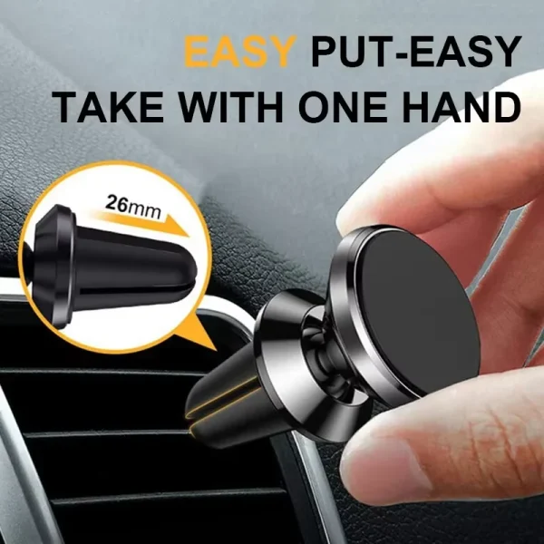 Support de téléphone magnétique pour voiture