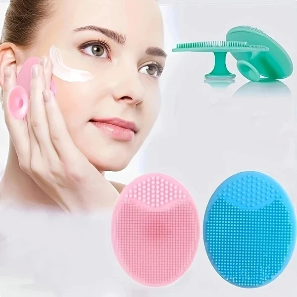 Tampon nettoyant visage en silicone