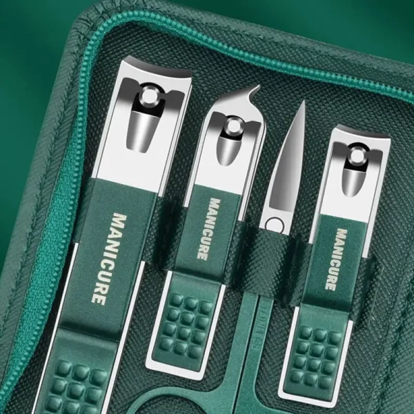 Trousse de manucure en acier inoxydable