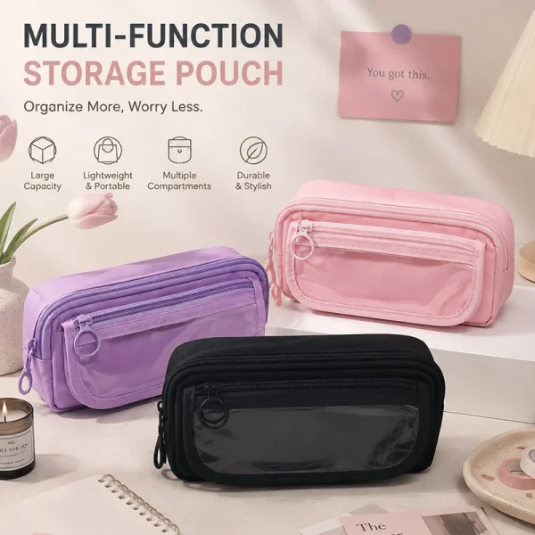 Trousse multi-compartiments grande capacité